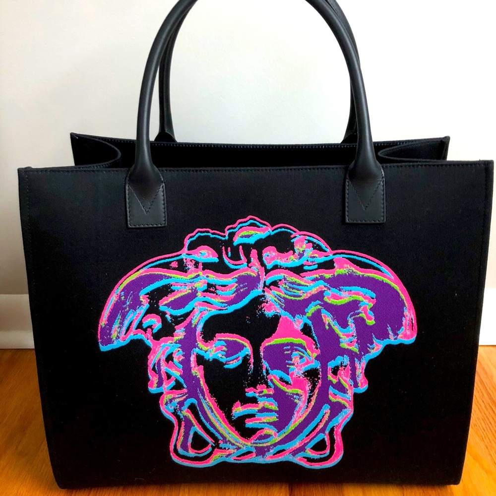 Versace Cabas Pop Medusa Large Tote Bag